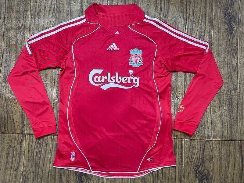 Maillot rétro Liverpool Domicile Manches longues 2006/08