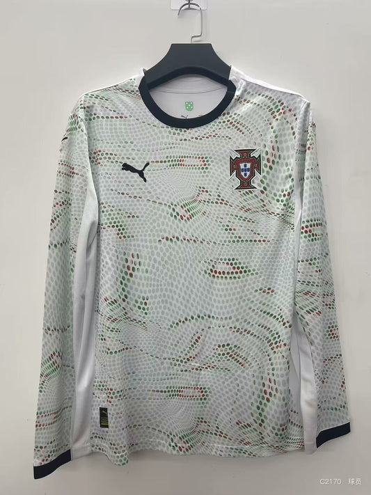 Maillot extérieur à manches longues Portugal Version Fans 25/26