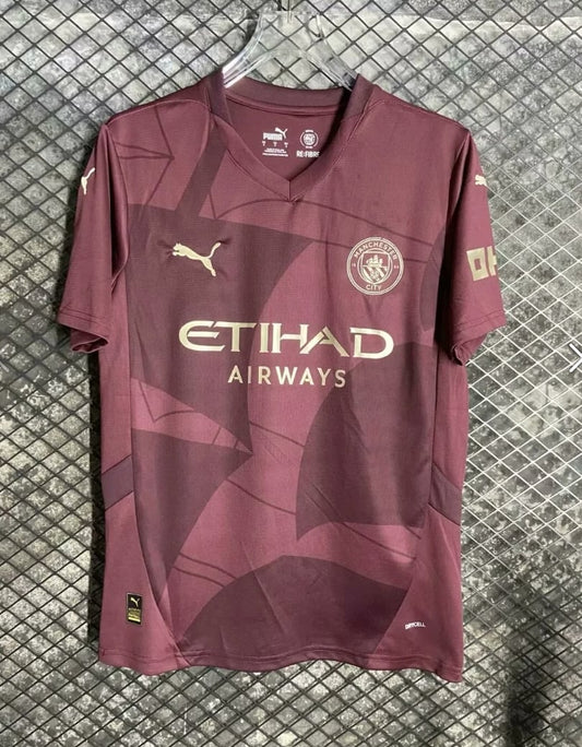 Version fans 24/25 Manchester City troisième à l'extérieur