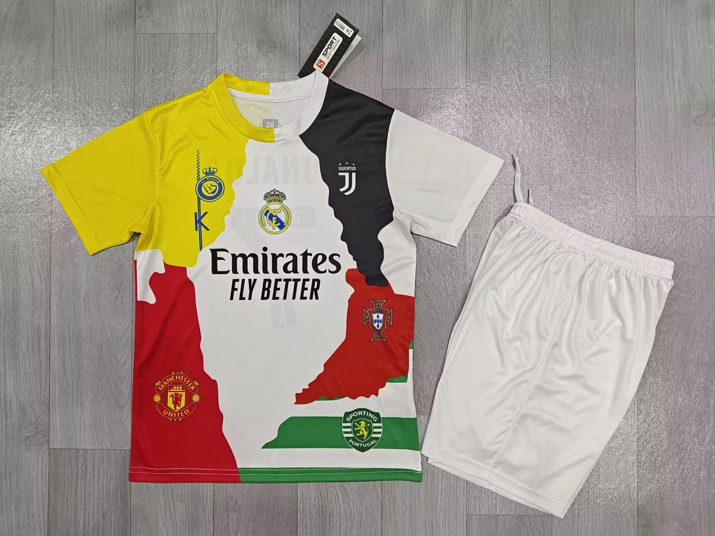 Maillots pour enfants édition commémorative Cristiano Ronaldo 25/26