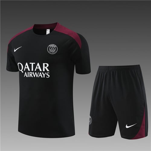 Maillots d'entraînement PSG noirs 24/25