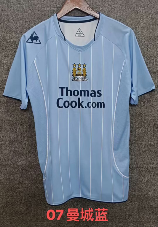 Maillot rétro bleu Manchester City 2007