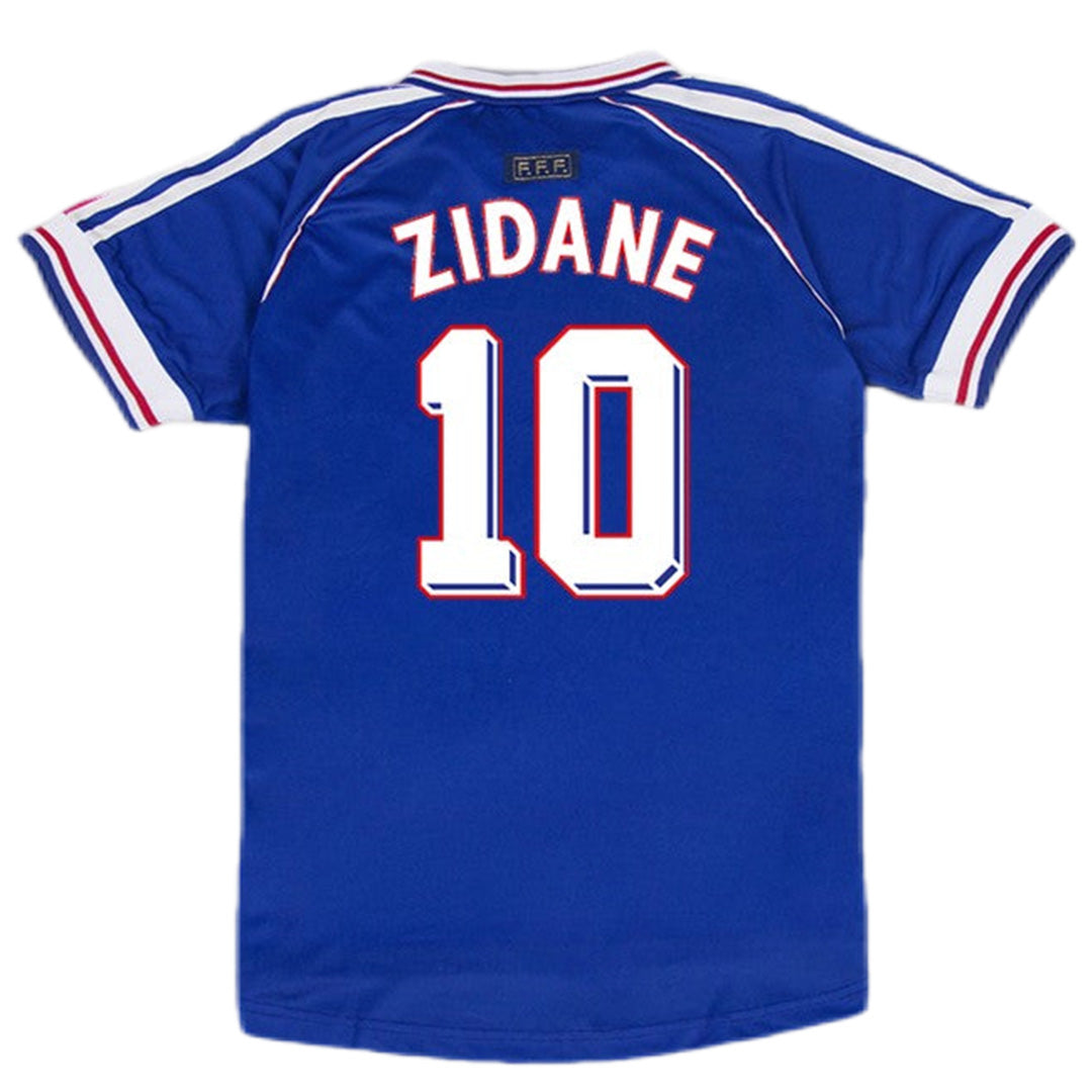 Maillot rétro Zidane 10 France Domicile Coupe du Monde 1998
