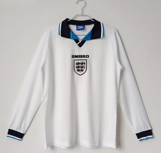 Maillot rétro Angleterre domicile manches longues 1996