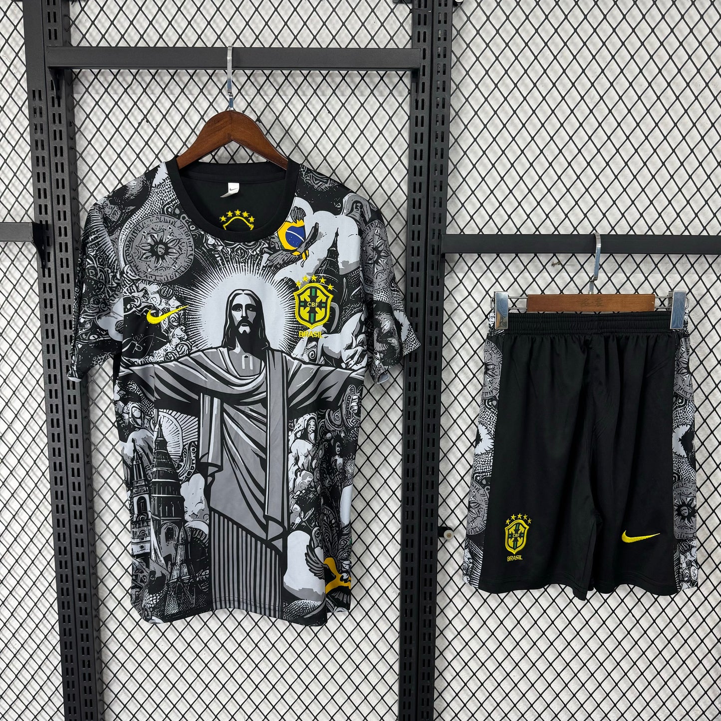 Maillots d'entraînement gris du Brésil