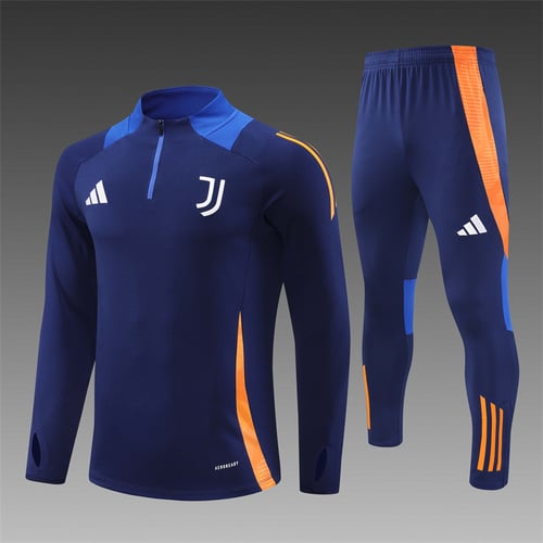 Survêtement demi-zip Juventus bleu royal 24/25