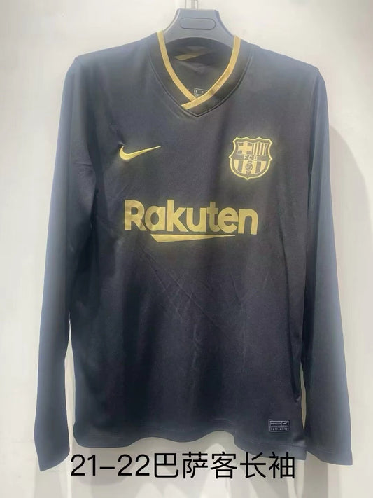Maillot extérieur rétro à manches longues Barcelone 21/22
