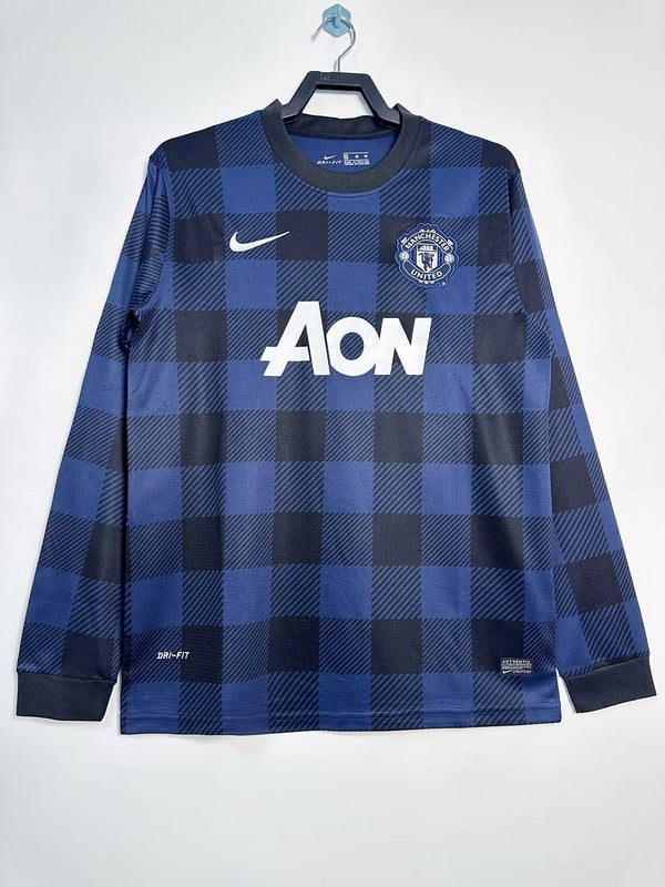 Maillot manches longues noir rétro Manchester United 2013/14