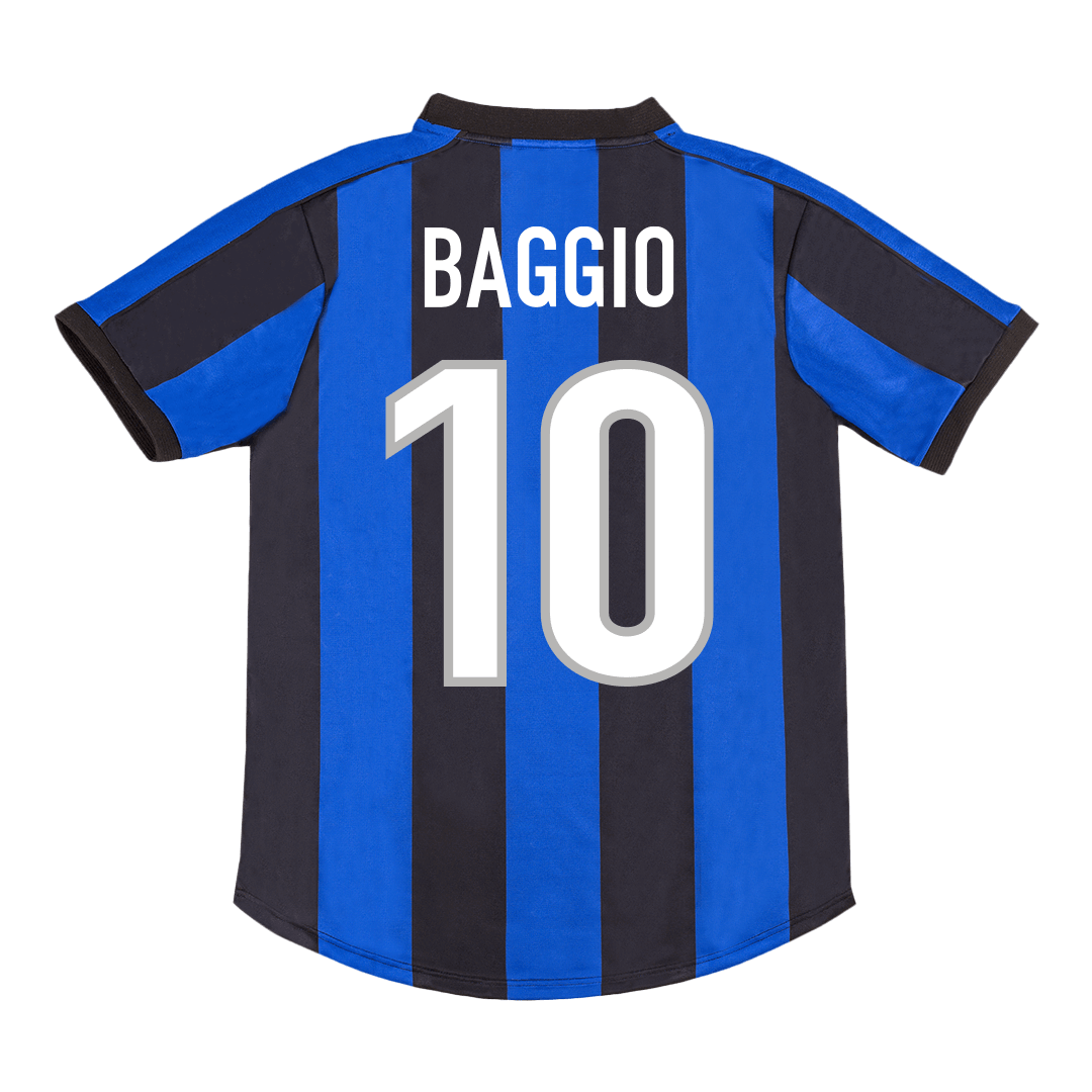 BAGGIO 10 Maillot rétro Inter Milan domicile 1999/00