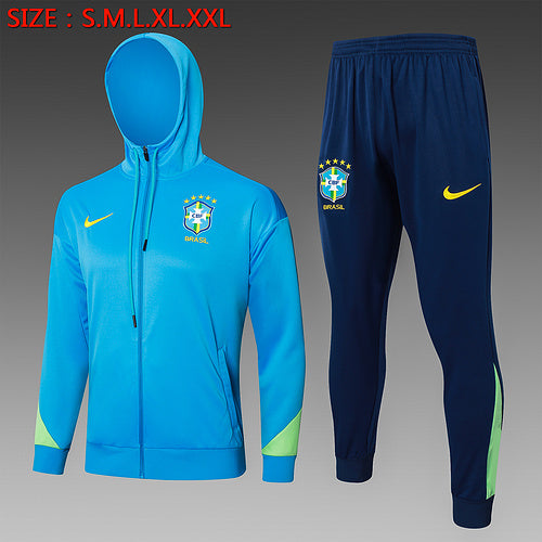 Ensemble veste à capuche bleue Brazil Lake 24/25