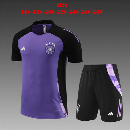 Maillots d'entraînement violets pour enfants 24/25 Allemagne