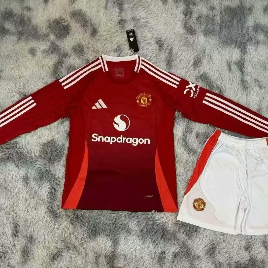 Adults kits 24/25 Manchester United home Long Sleeve