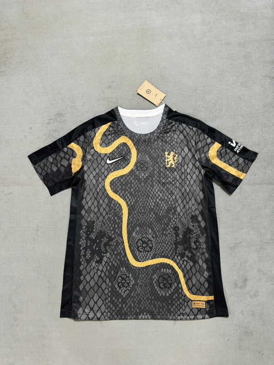Version fans 25/26 Uniforme d'avant-match Chelsea Année du Serpent