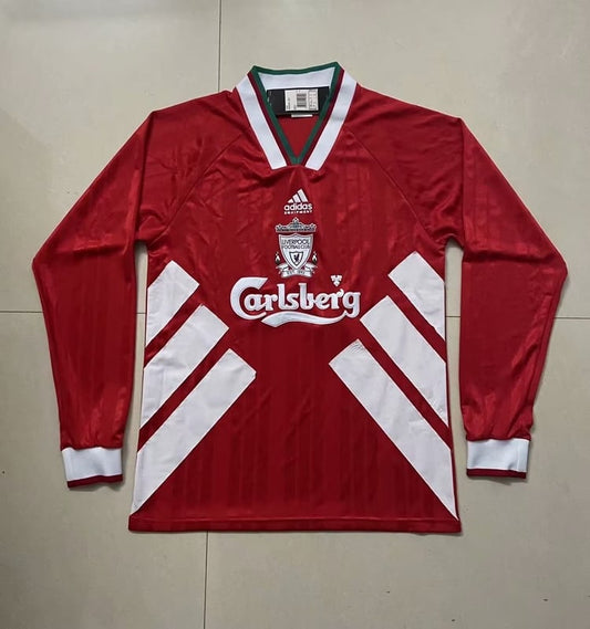 Maillot rétro à manches longues Liverpool Home 1993/95