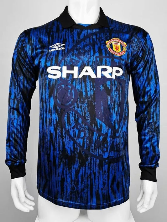 Maillot rétro à manches longues Manchester United 1993