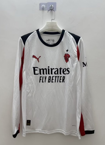 Maillot extérieur à manches longues AC Milan version supporters 25/26