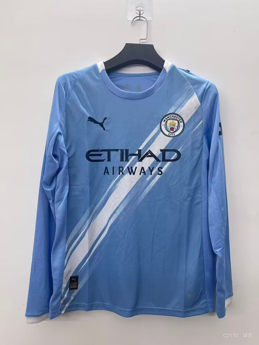 Maillot domicile à manches longues Manchester City Version 25/26 pour les fans