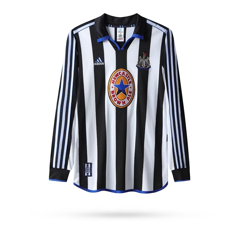 Maillot domicile rétro 99/01 Newcastle United à manches longues