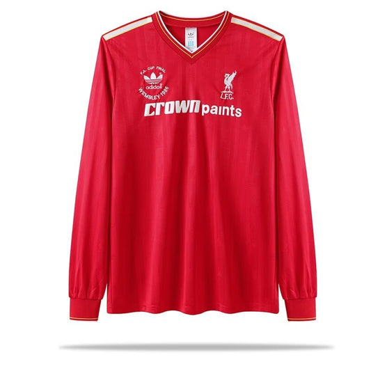 Maillot rétro Liverpool Domicile Manches longues 1985/86