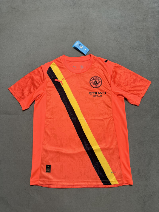 Version fans 25/26 Manchester City deuxième à l'extérieur