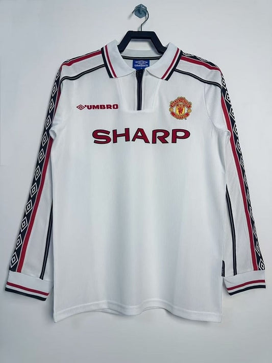 rétro 98 Manchester United Anniversary Edition manches longues