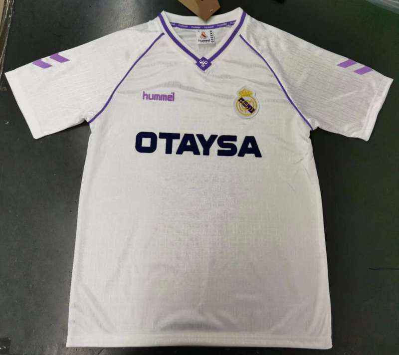 Rétro 90/91 Real Madrid Domicile