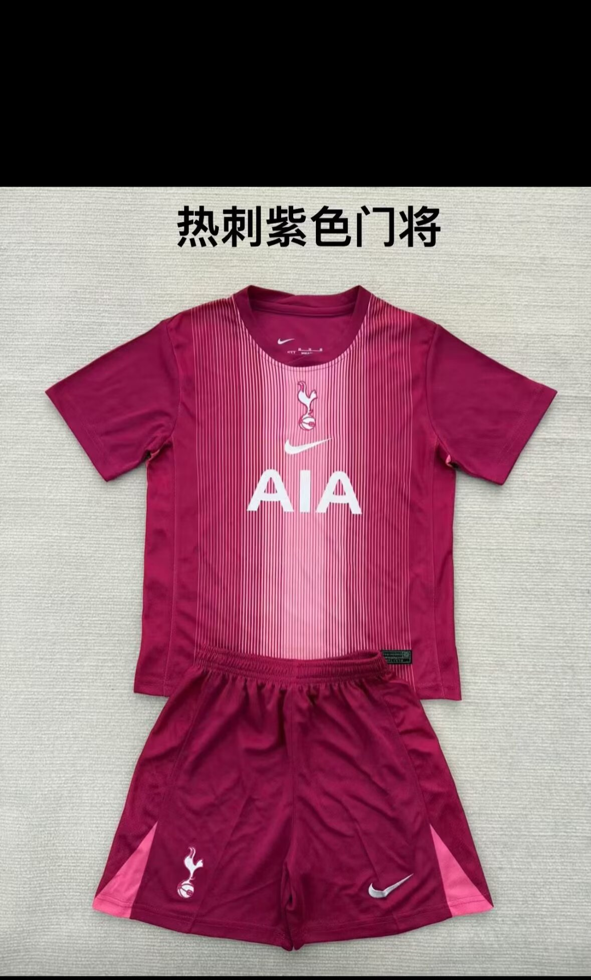 Maillots adultes 25/26 neufs (Gardien de but violet de Tottenham)