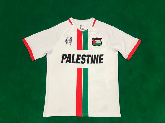 Fans Version 24/25 Palestine blanc anglais sans numéro