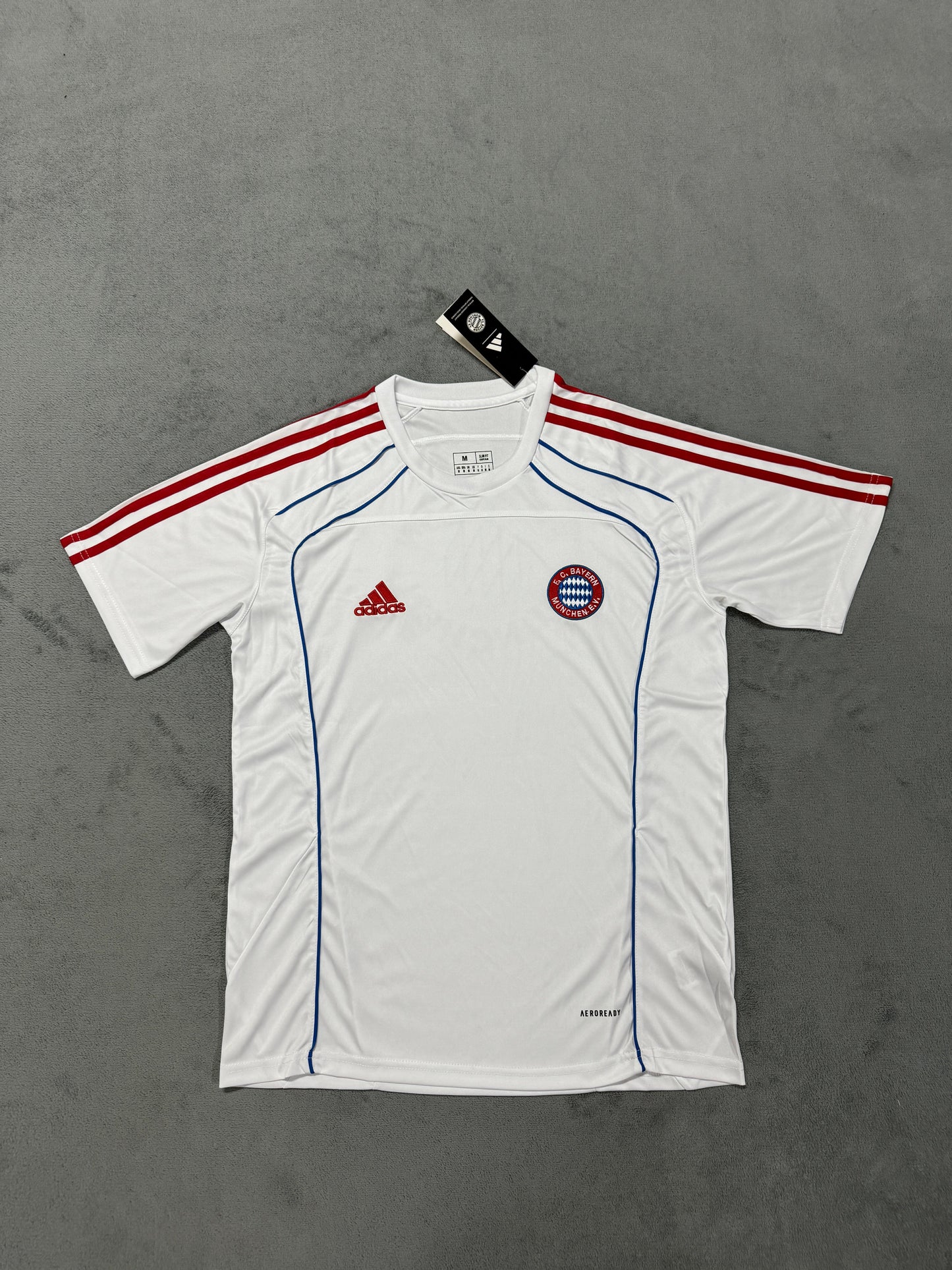 T-shirt col rond Bayern Version 25/26 blanc