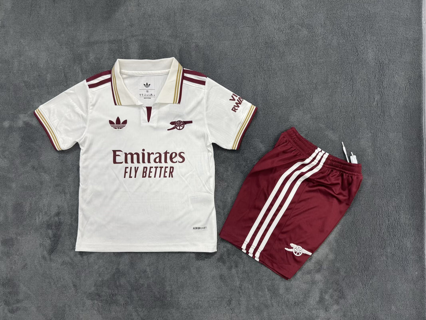 Maillots enfants 25/26 Arsenal deuxième à l'extérieur