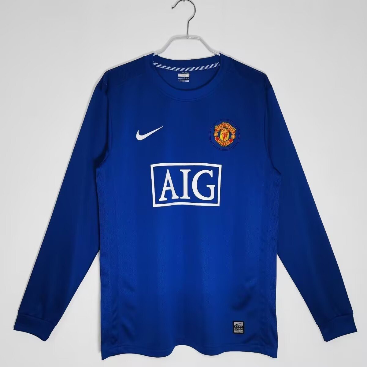 Maillot extérieur rétro à manches longues Manchester United 08/09