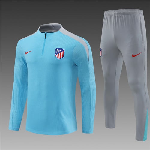 Survêtement demi-zip bleu clair 24/25 Atletico Madrid