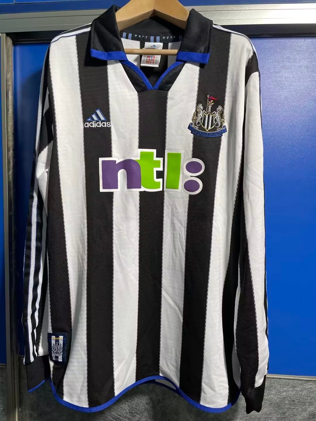 Maillot rétro 00/01 domicile Newcastle United à manches longues