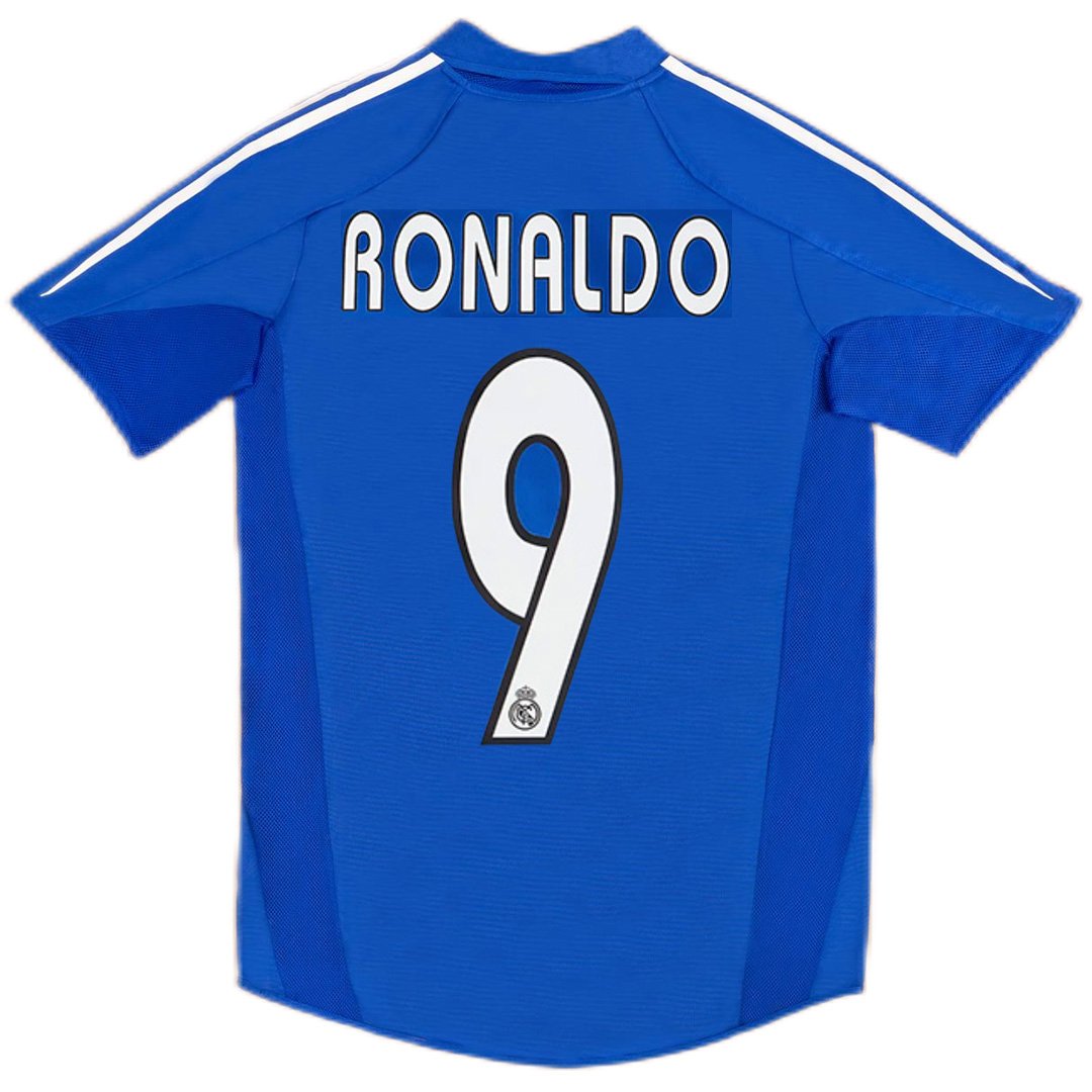 Maillot rétro RONALDO 9 Real Madrid Third 2004/05