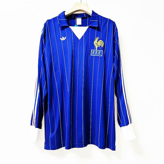 Maillot rétro 80/82 France Domicile Manches longues