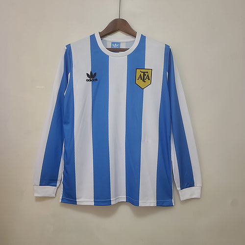 Maillot rétro à manches longues Argentine 1978