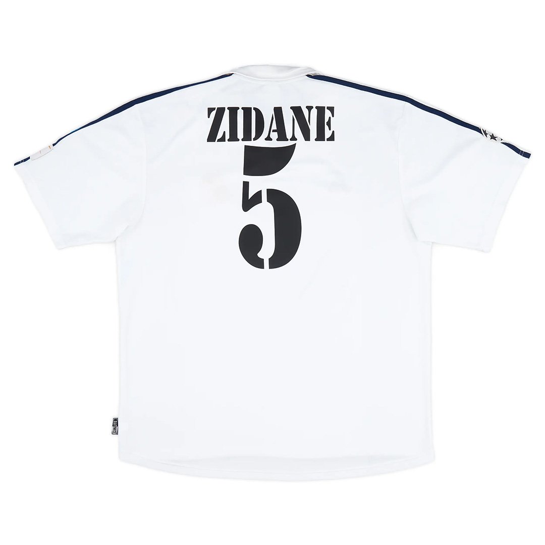 Maillot rétro Zidane 5 Real Madrid Centenaire Domicile 2002/03