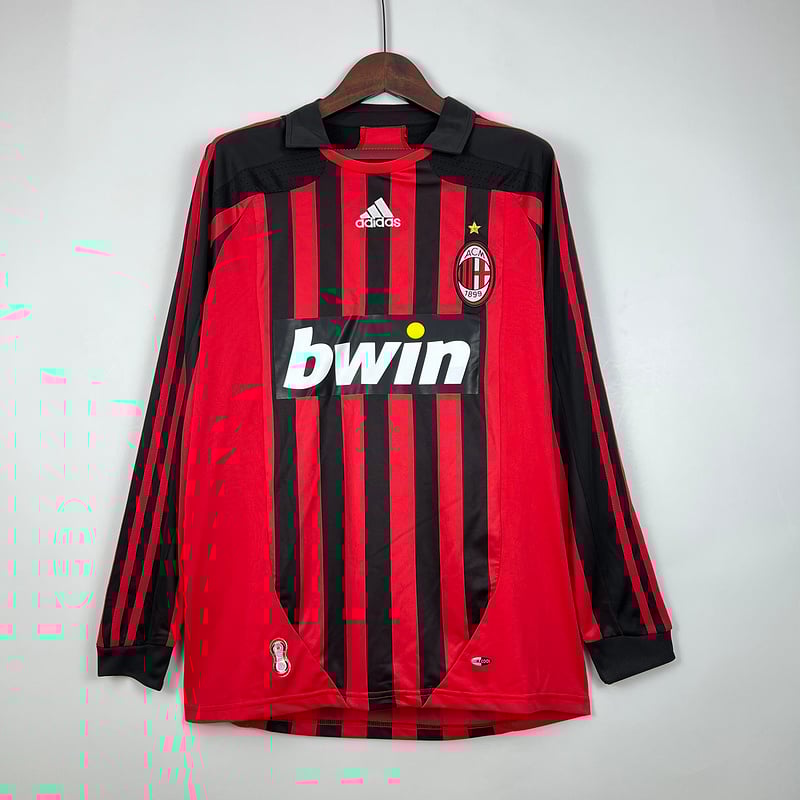Retro 07/08 AC Milan Home Long Sleeve