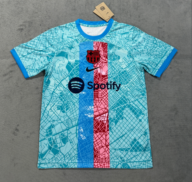 Version Fans 25/26 Édition Spéciale Barcelone Bleu Lac