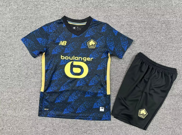 Maillots enfants 25/26 Lille deuxième à l'extérieur