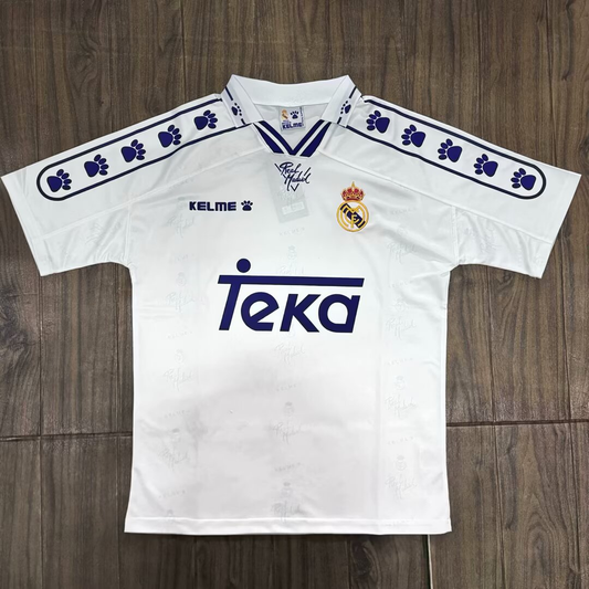 94-96Real Madrid home short sleeved  style