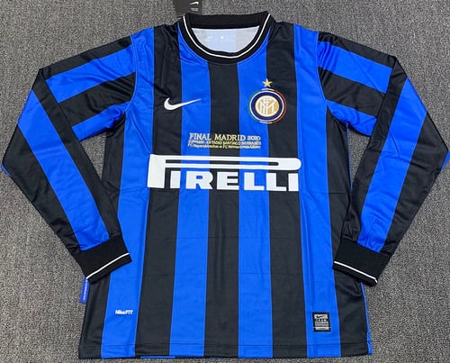 Maillot rétro à manches longues Inter Milan Domicile 2010