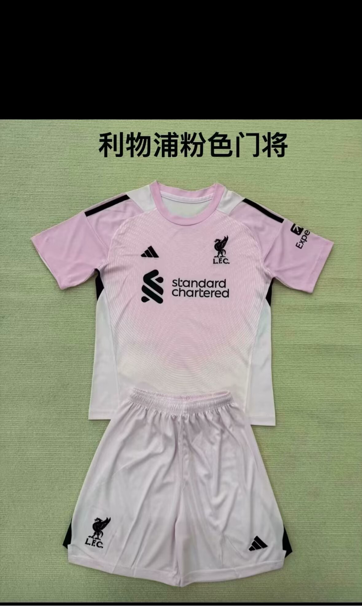 Ensemble adulte 25/26 (Liverpool gris rose gardien de but)