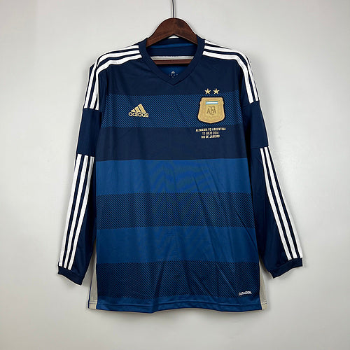 Maillot extérieur rétro à manches longues Argentine 2014