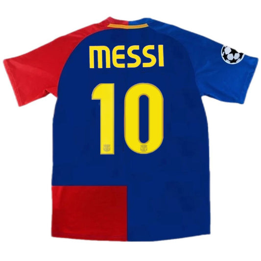 Maillot rétro domicile Messi 10 Barcelone UCL Final 2008/09