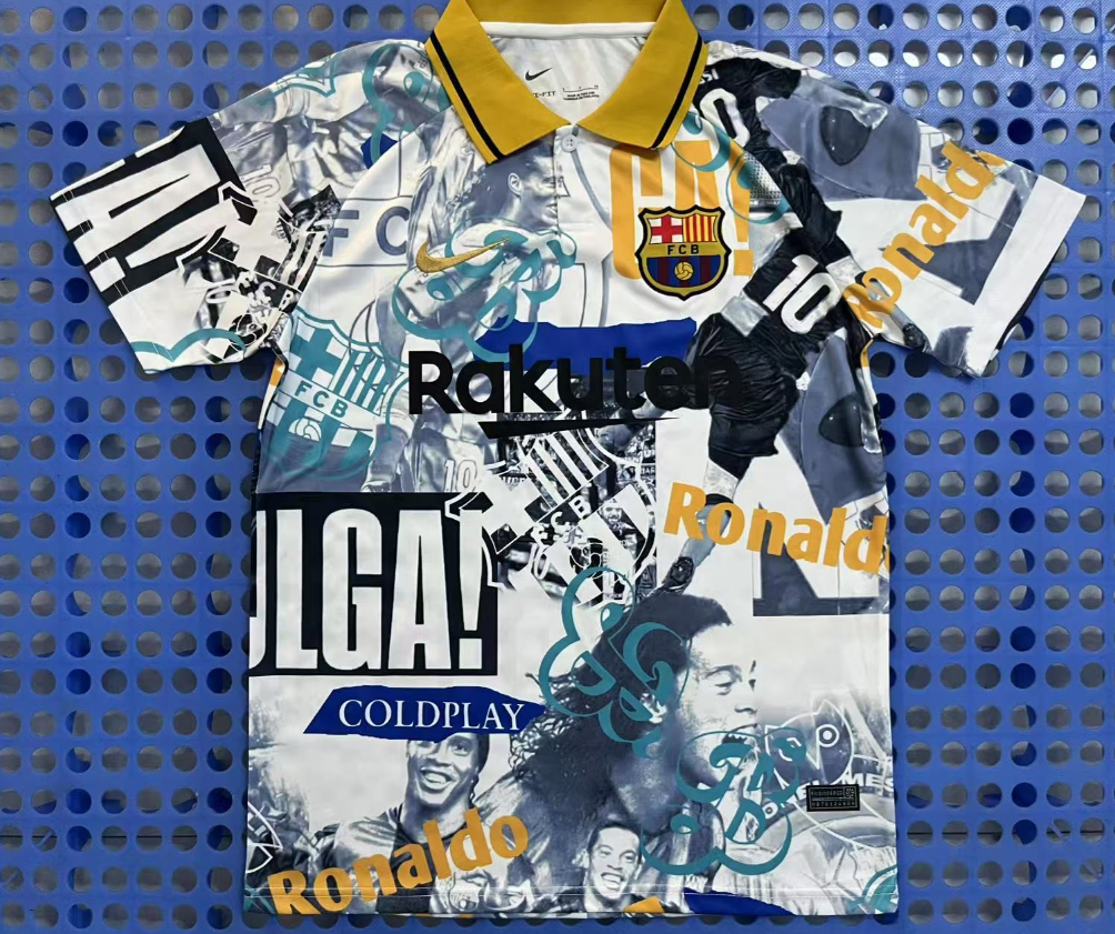Version Fans 25/26 Barcelone Ronaldinho Graffiti Edition