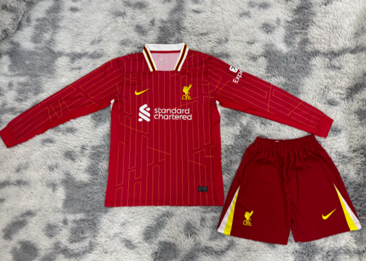 Maillots adultes 24/25 Liverpool Domicile Manches Longues