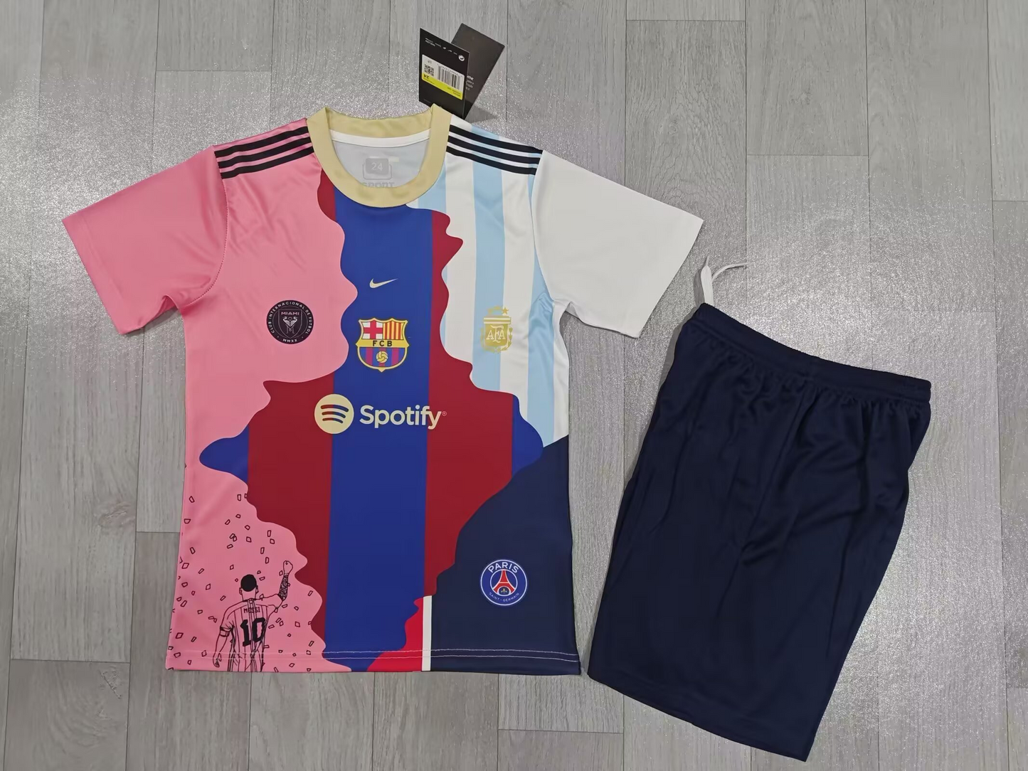 Maillots pour enfants édition commémorative Messi 25/26