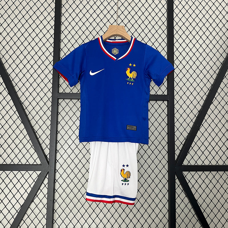 Maillots de football domicile France 2024 pour enfants