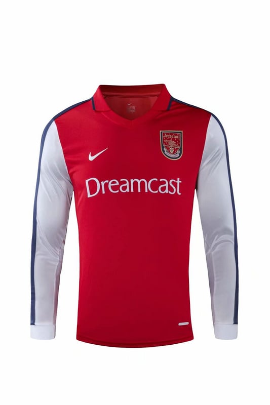 Maillot rétro 01/02 Arsenal Domicile Manches longues